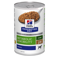 Вологий корм для собак Hill's Prescription Diet Metabolic + Mobility для зниження ваги та підтримки суглобів, консерва 370 г
