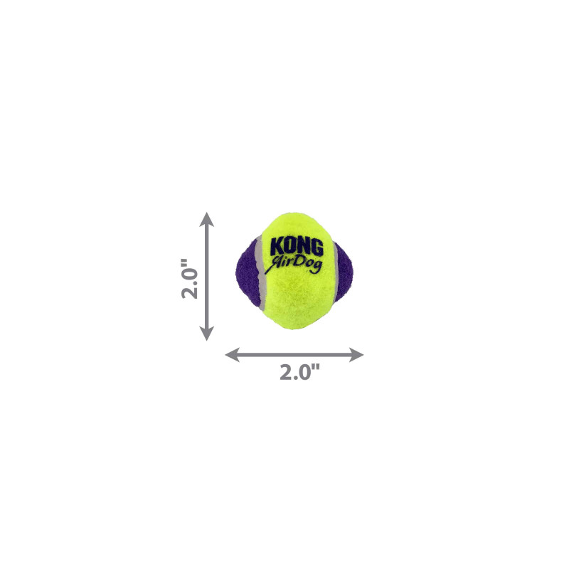 Іграшка для собак KONG AirDog Squeaker Knobby Ball (м’яч з пискавкою), розмір XS/S