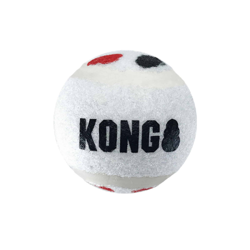 Іграшка для собак KONG Signature Sport Balls (фірмові спортивні м’ячі, набір 3 шт.), розмір S
