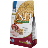 Сухий корм Farmina (Фарміна) Dog Low Grain Chicken Pomegranate Adult Mini для дорослих собак дрібних порід з куркою та гранатом 800 г
