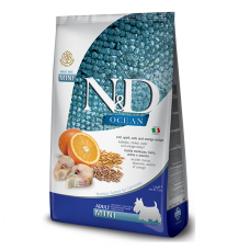 Сухий корм Farmina (Фарміна) Dog Low Grain Ocean Cod & Orange Adult Mini для собак дрібних порід з тріскою та апельсином 2,5 кг