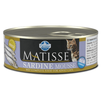 Вологий корм ( Фарміна ) Farmina Matisse Cat Mousse Sardine для дорослих котів з сардиною 85 г 