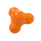Інтерактивна іграшка для собак West Paw Tux Large Tangerine для ласощів 13 см