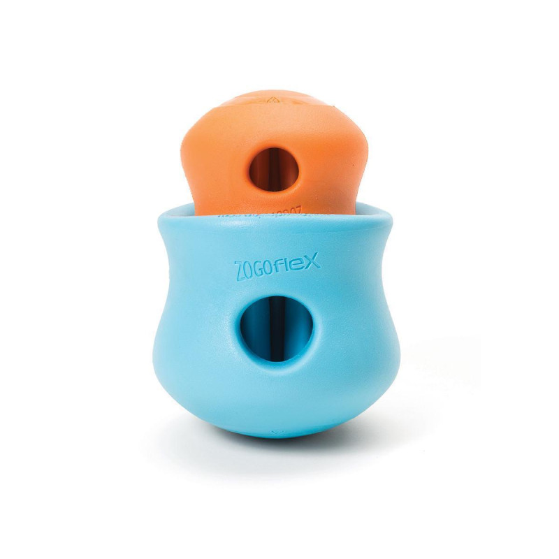 Інтерактивна іграшка для собак West Paw Toppl XLarge Tangerine для ласощів 12 см