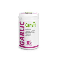 Витаминно-минеральная добавка Canvit Garlic для собак и кошек, с чесноком для поддержки иммунитета и общего здоровья организма 230 г
