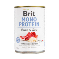 Вологий корм для собак Brit Mono Protein Lamb & Rice з ягням та рисом, 400 г