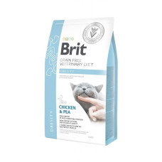 Сухий беззерновий корм Brit Grain Free VetDiet Cat Obesity - для котів, при зайвій вазі та ожирінні, з куркою та горохом 2 кг