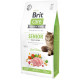 Сухий беззерновий корм Brit Care Cat Grain Free Senior Weight Control - для котів похилого віку з надмірною вагою, з куркою 7 кг