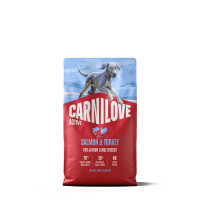 Сухий корм Carnilove Active Salmon & Turkey Junior Large Breed для молодих собак великих порід лосось та індичка 4 кг