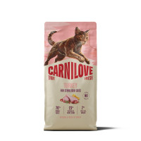Сухой корм Carnilove True Fresh Turkey Sterilised для стерилизованных котов индейка 6 кг