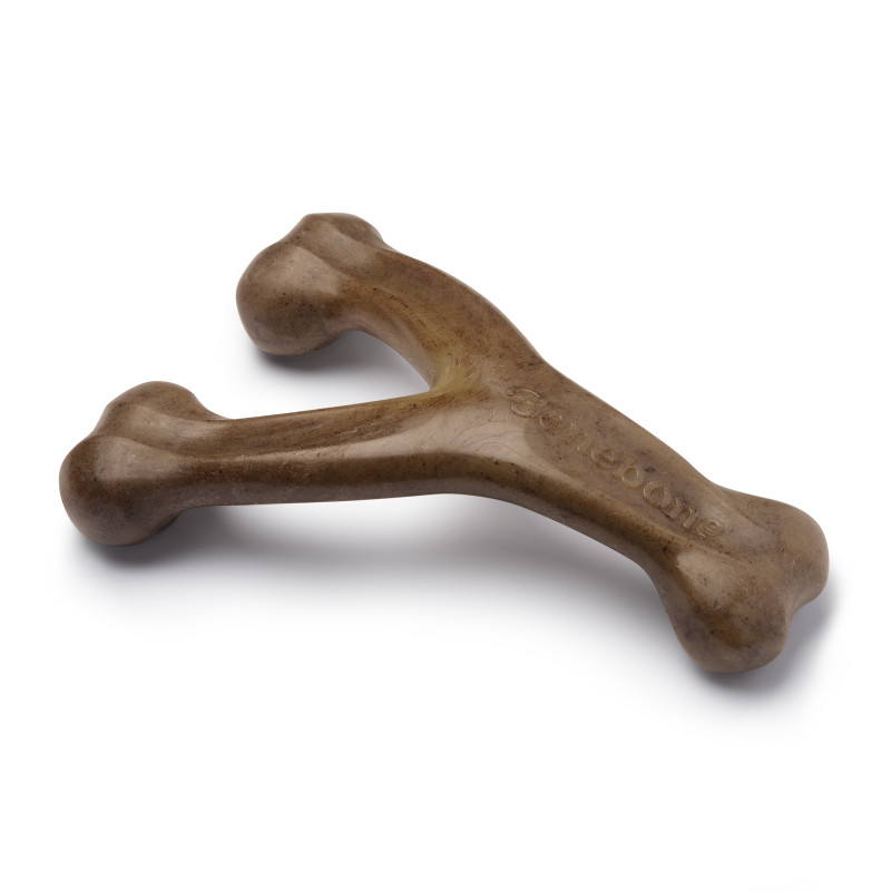 Іграшка для гризіння Benebone Wishbone Bacon «Важіль» зі смаком бекону для собак, розмір GIANT, до 54 кг