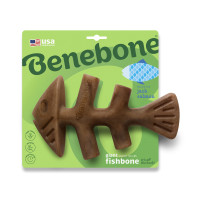 Игрушка для жевания Benebone Fishbone Salmon «Рыбная кость» со вкусом лосося для собак, размер GIANT, до 54 кг