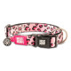 Нашийник для собак Max & Molly Smart ID Collar Leopard Pink з леопардовим принтом, S