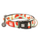 Нашийник для собак Max & Molly Smart ID Collar Watermelon з принтом Кавун, L