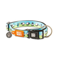 Ошейник для собак Max & Molly Smart ID Collar Black Sheep с принтом Черная овечка, S