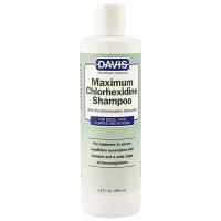 Шампунь Davis Maximum Chlorhexidine Shampoo для собак і котів з захворюваннями шкіри і шерсті з 4% хлоргексидином 355 мл