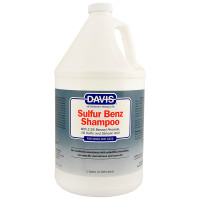 Шампунь с перекисью бензоила, серой и салициловой кислотой Davis Sulfur Benz Shampoo для собак и кошек с заболеваниями кожи 3.8 л