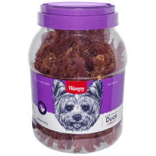 Ласощі для собак Wanpy Duck Jerky з в’яленого качиного філе 1 кг