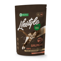 Сухий беззерновий корм Nature's Protection (Нейчер Протекшн) Lifestyle GF Growing Salmon для кошенят з лососем, 400 г