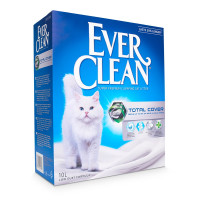 Наполнитель Ever Clean Total Cover полное блокирование с микрогранулами для кошачьего туалета, 10 л