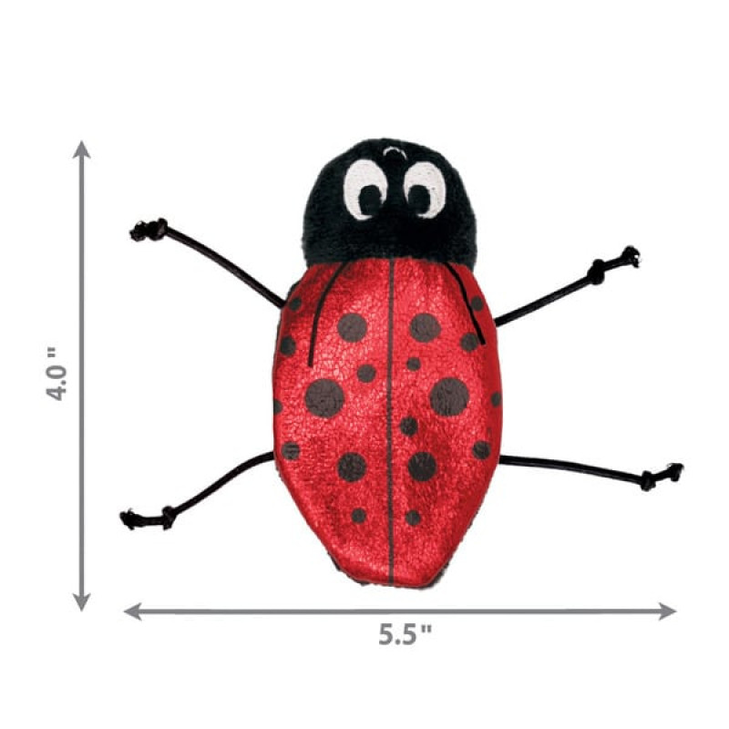 Іграшка-сонечко для котів KONG Refillables Ladybug (змінне наповнення)
