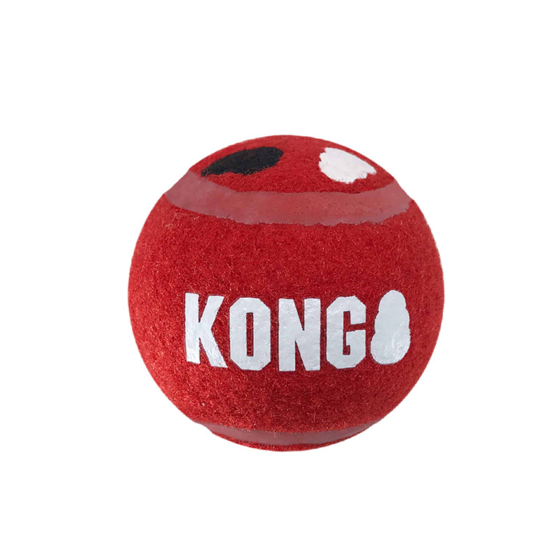 Іграшка для собак KONG Signature Sport Balls (фірмові спортивні м’ячі, набір 3 шт.), розмір M