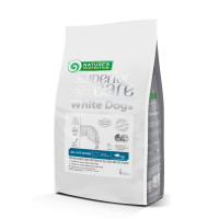 Сухий корм Nature's Protection (Нейчер Протекшн) Superior Care White Dogs White Fish All Sizes & Life Stages для собак усіх розмірів і стадій життя з білим забарвленням шерсті та білою рибою, 4 кг