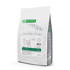 Сухий корм Nature's Protection (Нейчер Протекшн) Superior Care White Dogs Insect All Sizes & Life Stages для собак усіх розмірів і стадій життя з білим забарвленням шерсті та протеїном комах, 4 кг