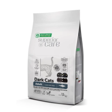 Сухий беззерновий корм Nature's Protection (Нейчер Протекшн) Superior Care Dark Cats Grain Free Herring для дорослих котів з темним забарвленням шерсті та оселедцем, 1,5 кг