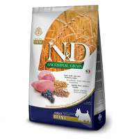Сухий корм Farmina (Фарміна) Dog Low Grain Lamb & Blueberry Adult Mini для дорослих собак міні порід з ягням і чорницею 2,5 кг