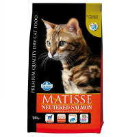 Сухий корм ( Фарміна ) Farmina Matisse Neutered Salmon для дорослих стерилізованих котів з лососем 1,5 кг