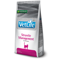 Сухий корм ( Фарміна ) Farmina Vet Life Struvite Management для дієтичного харчування для лікування та профілактики рецидивів струвітних уролітів у дорослих котів, з куркою 10 кг 