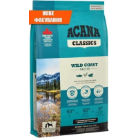 Сухой корм ACANA Wild Coast с рыбой для взрослых собак, 9.7 кг