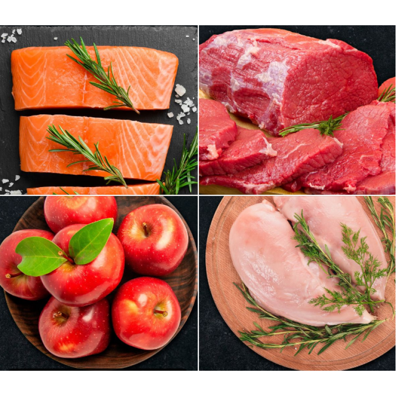 Вологий корм Alpha Spirit Anchovy with Red Apple з анчоусами та червоним яблуком для дорослих собак усіх порід, 400 г (x6)