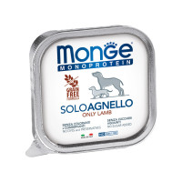 Влажный корм Monge Dog SOLO с ягненком для собак, 100 г
