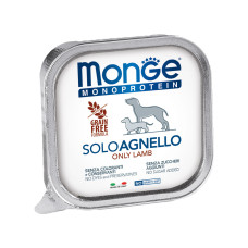 Вологий корм Monge Dog SOLO з ягням для собак, 100 г