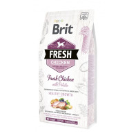 Сухой корм Brit Fresh Puppy (курица и картофель) для щенков и молодых собак всех пород, 2.5кг 