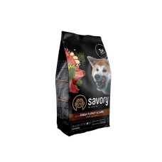 Сухий корм SAVORY з ягням та індичкою для дорослих собак Large, 3 кг