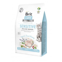Сухий беззерновий корм Brit Care Cat Grain Free Insect - для котів з харчовою непереносимістю, з комахами та рибою 400 г