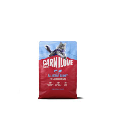 Сухий корм Carnilove Active Salmon & Turkey Large Breed для котів великих порід лосось та індичка 2 кг