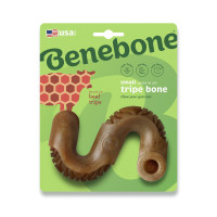 Іграшка для гризіння Benebone Tripe Bone Beef «Черево» зі смаком яловичого рубця для собак, розмір SMALL, до 13 кг
