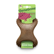 Іграшка для гризіння Benebone Dental Chew Bacon «Дентал кістка» зі смаком бекону для собак, розмір Small до 13 кг