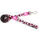 Повідець короткий для собак Max & Molly Short Leash Leopard Pink з леопардовим принтом, L