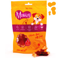Ласощі для собак Mavsy CALCIUM BONE with DUCK качина ніжка з кальцієм, 100 г