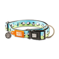 Нашийник для собак Max & Molly Smart ID Collar Black Sheep з принтом Чорна овечка, XS