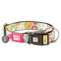 Ошейник для собак Max & Molly Smart ID Collar Donuts с принтом Пончики, M