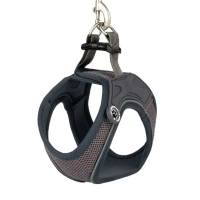 Шлейка для собак Max & Molly Air Vest Harness Matrix 2.0 Stone сірого кольору, L