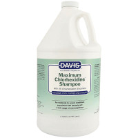 Шампунь Davis Maximum Chlorhexidine Shampoo для собак і котів з захворюваннями шкіри і шерсті з 4% хлоргексидином 3.8 л