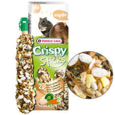 Versele-Laga Crispy Sticks Rice & Vegetables ВЕРСЕЛЕ-ЛАГА КРІСПІ РИС З ОВОЧАМИ ласощі для хом’яків, щурів, мишей