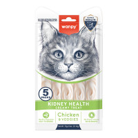 Кремові функціональні ласощі для котів Wanpy Functional Creamy Lickable Treat Kidney Health 70 г
